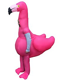Riesen Flamingo Aufblasbares Kostüm