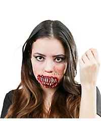 Riesige Reißzähne Latexapplikation