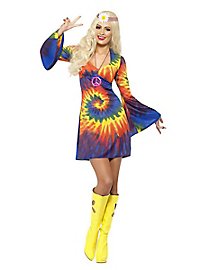 Robe batik néon hippie