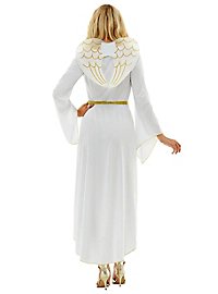 Robe d'ange avec bordure dorée