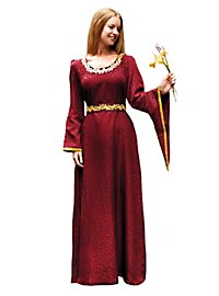 Robe de femme noble rouge