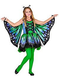Robe papillon verte pour enfants