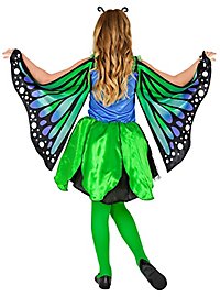 Robe papillon verte pour enfants