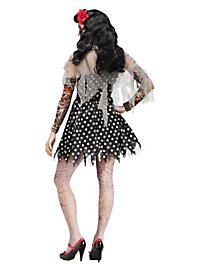 Rockabilly Zombie Girl Costume