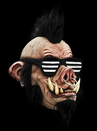 Rockerschwein Maske aus Latex