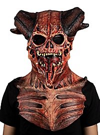 Rød Knogledæmon Maske