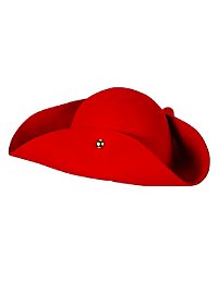 Rød Trekantet Hat Af Filt