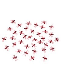 Røde Myrer Halloweenpynt – 20 Styk