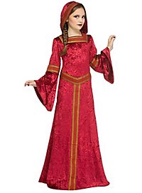 Rote Magierin Kostüm für Mädchen