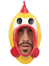 Rubberen kip masker