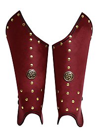 Greaves - Warrior Priest red