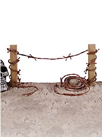Rusty Barbed Wire Halloween Decoration