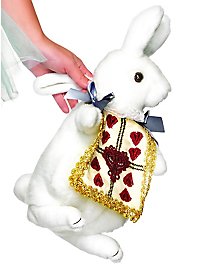 Sac à main lapin blanc et doré