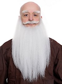 Santa Claus beard set with full beard and moustache