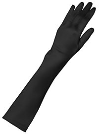 Satin Gloves black 