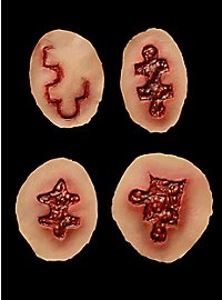 Saw Puzzle 4-Delt Sæt Latexapplikation