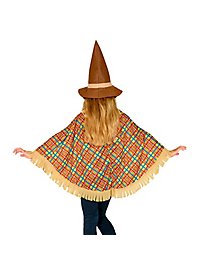 Scarecrow poncho for children