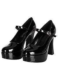 Scarpe con plateau nere
