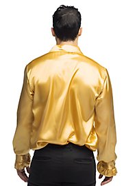 Schlagerstar Rüschenhemd gold