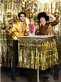 Schlagerstar Rüschenhemd gold