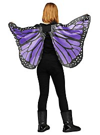 Schmetterlings Flügeltuch für Kinder lila