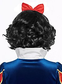 Schneewittchen Perücke mit Schleife