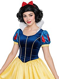 Schneewittchen Perücke mit Schleife