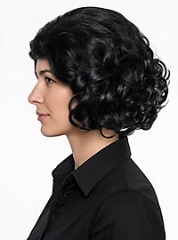 Schneewittchen Perücke mit Schleife