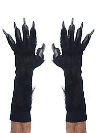 Schwarze Monsterklauen Handschuhe