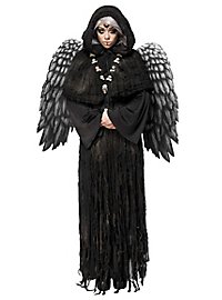 Schwarzer Engel Kostüm für Frauen