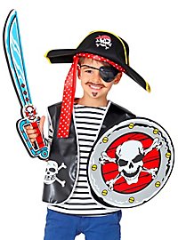 Sciabola e scudo pirata in schiuma