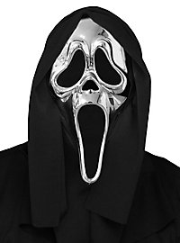 Scream Maske silber