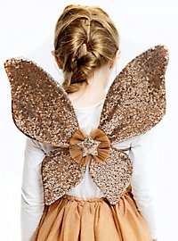 Sequins fairy wings Aurelia nut brown