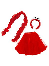 Sesam Gaden – Elmo Tutu Udklædningssæt