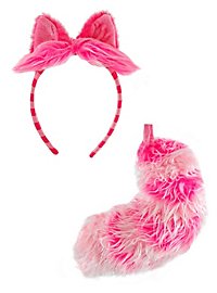 Set accessori gatto del Cheshire rosa