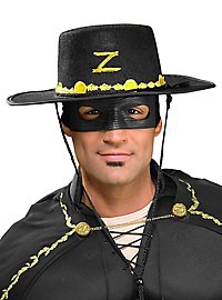 Set d'accessoires chapeau et masque de Zorro