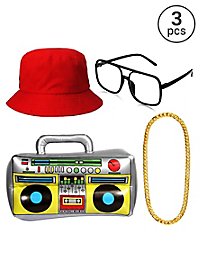 Set d'accessoires hip-hop des années 80