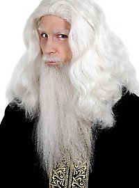 Set De Barba De Mago Con Barba Completa Y Bigote