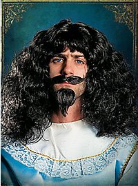 Set De Barba De Mosquetero Con Peluca