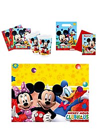Set de fête d'anniversaire Mickey Mouse 41 pièces