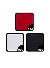 Set De Maquillaje Al Agua Negro-Blanco-Rojo