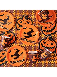 Set De Vajilla Para Fiesta De Halloween Básico 23 Piezas