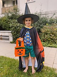 Set di 3 borse per dolcetto o scherzetto di Halloween: zucca, gatto e pipistrello