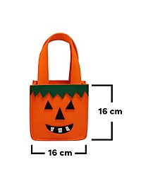 Set di 3 borse per dolcetto o scherzetto di Halloween: zucca, gatto e pipistrello