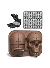 Set di 3 stampi in silicone per Halloween, cioccolatini e cubetti di ghiaccio