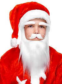 Set di barbe per bambini in tre colori diversi