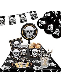 Set di decorazioni per feste pirata 63 pezzi per 6 persone