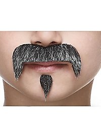 Set di pizzetto e baffi per bambini in 4 colori diversi