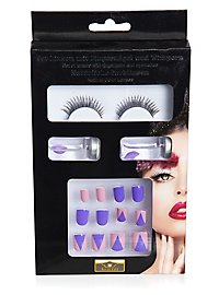 Set trucco effetto speciale rosa-lilla