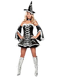 Sexet Mørk Heks Kostume